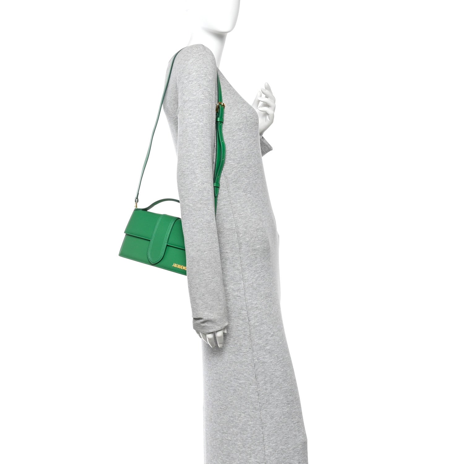 Smooth Calfskin Le Grand Bambino Green