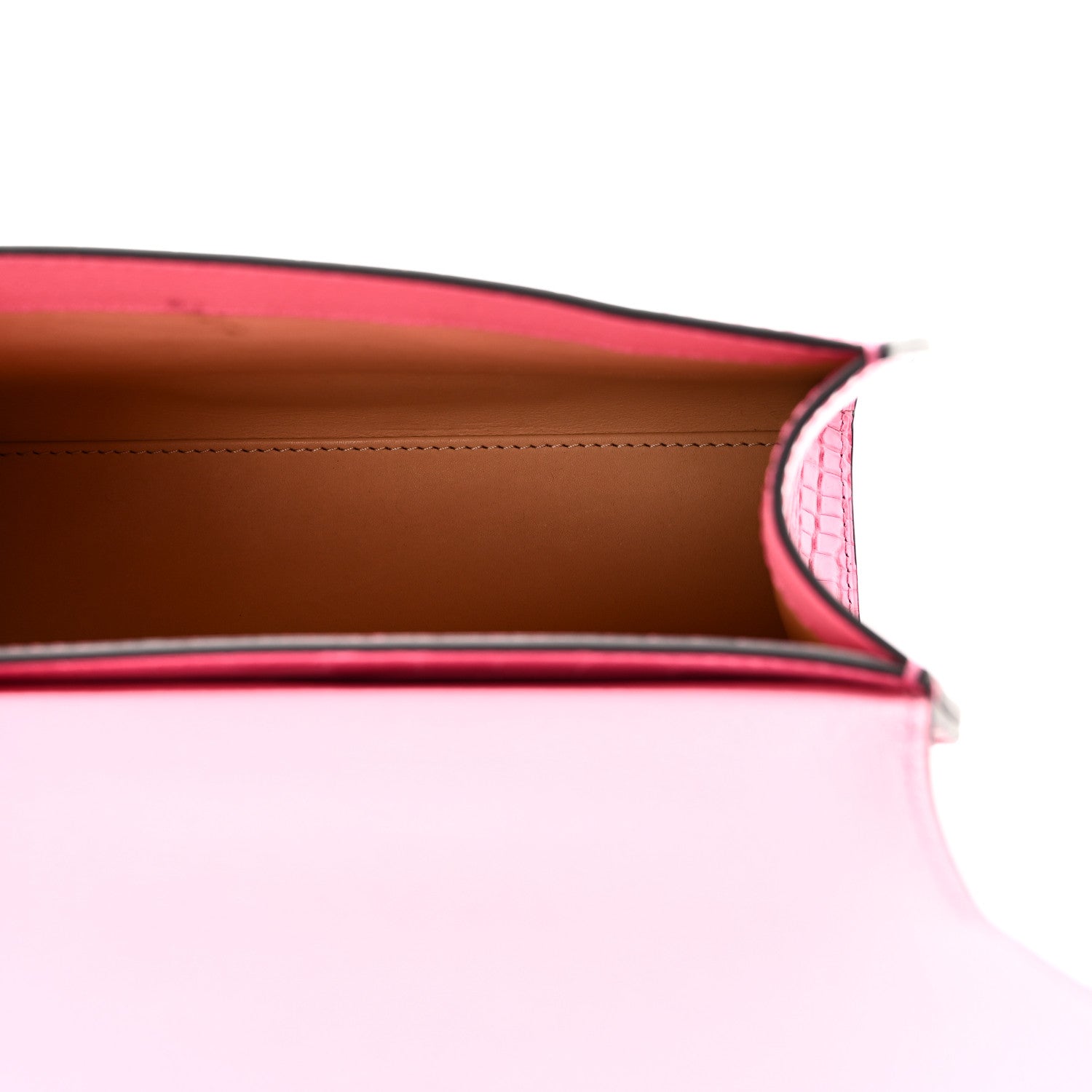 Matte Crocodile Rejane BB Pink