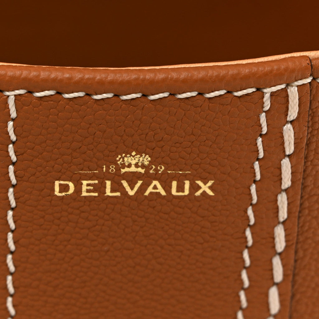 Grained Rodeo Calfskin Surpique Mini Brillant Satchel Vegetal Ivory