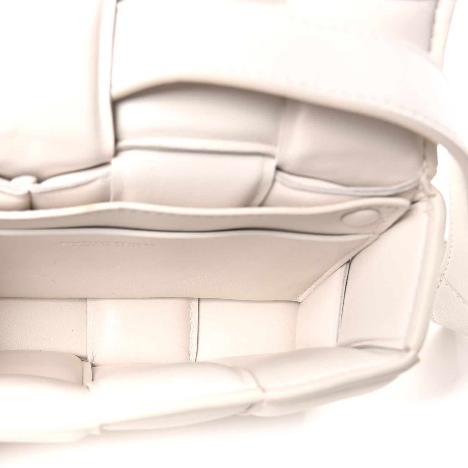 Nappa Maxi Intrecciato Padded The Belt Cassette Bag Chalk