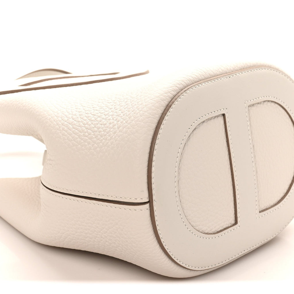 Taurillon Clemence Swift In-The-Loop 18 Bag Gris Pale