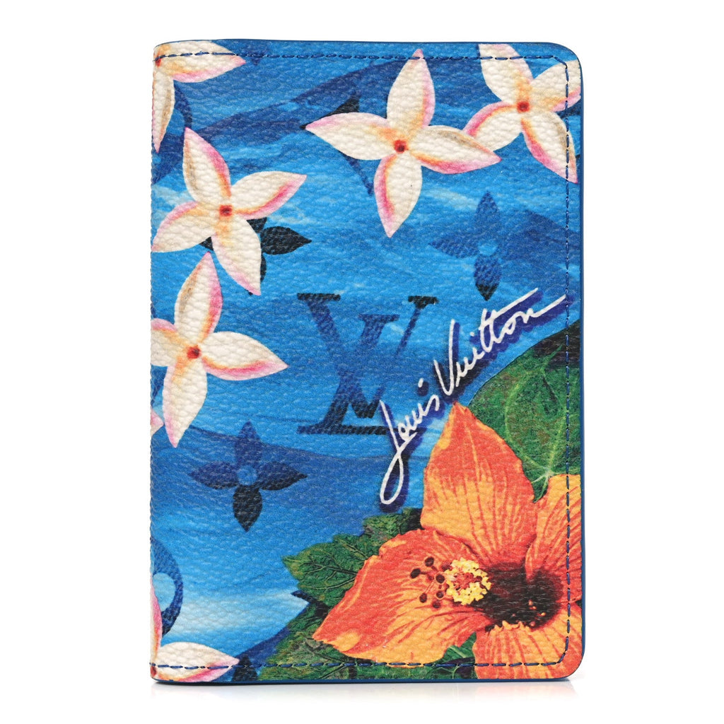 Monogram Surfin' Pocket Organizer NM Blue