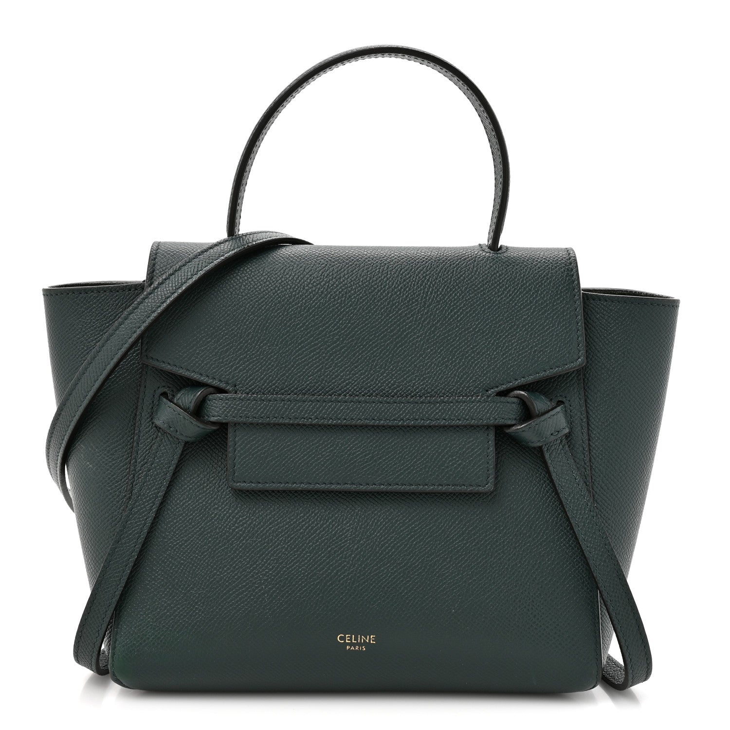 Grained Calfskin Nano Belt Bag Amazone