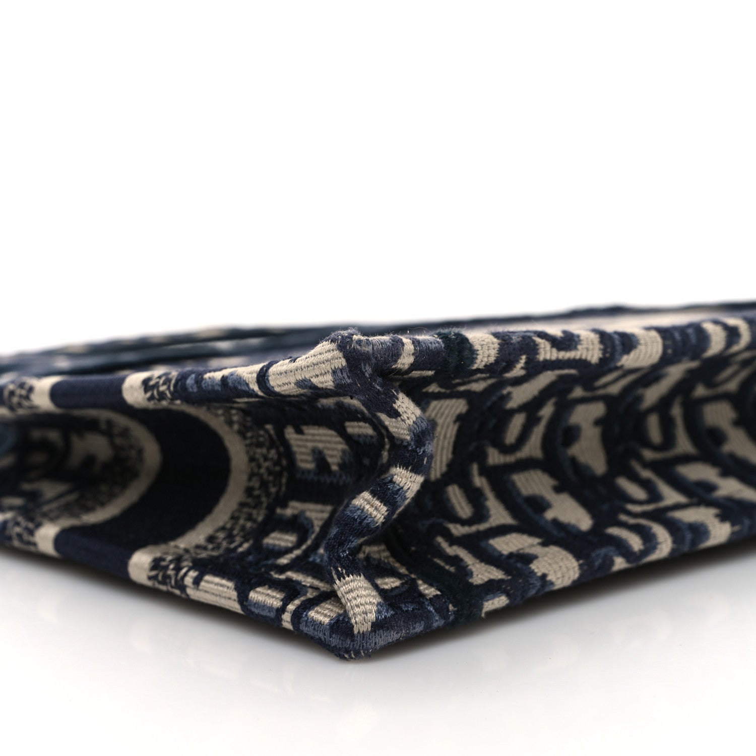 Oblique Mini Book Tote Blue Multicolor