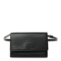 Shiny Box Calfskin Monochrome XS Sharp Belt Bag Black