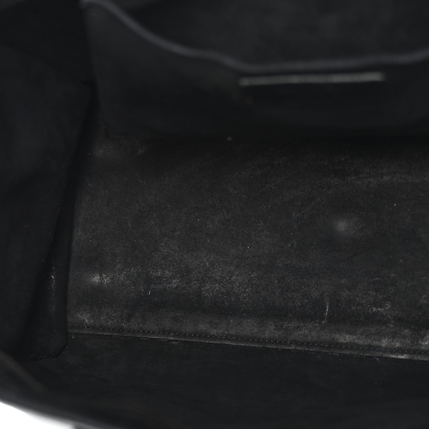 Calfskin Crocodile Embossed Small Monogram Cabas Black