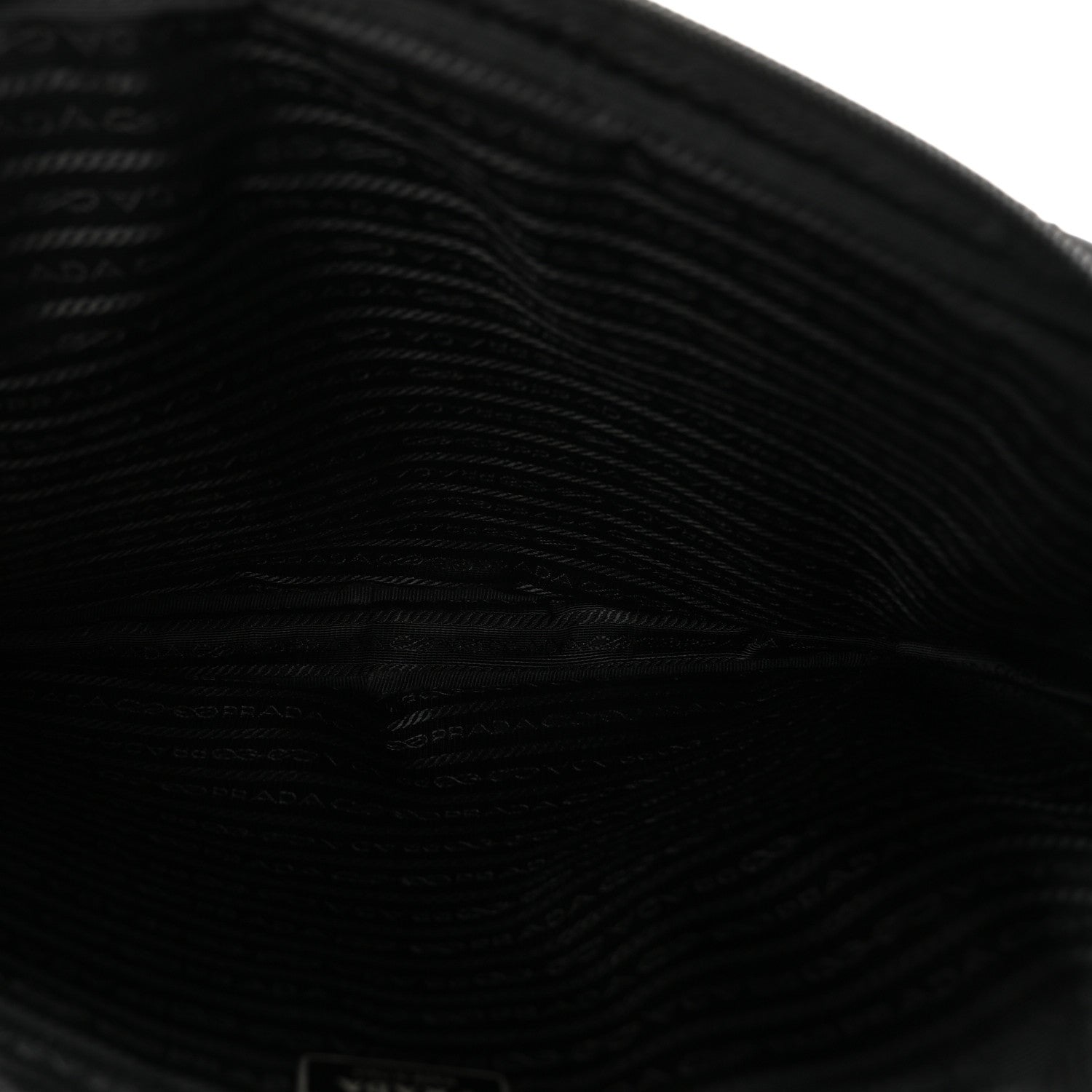 Saffiano Tessuto Nylon Small Briefcase Black