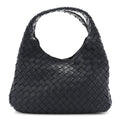Nappa Intrecciato Medium Campana Shoulder Bag Midnight