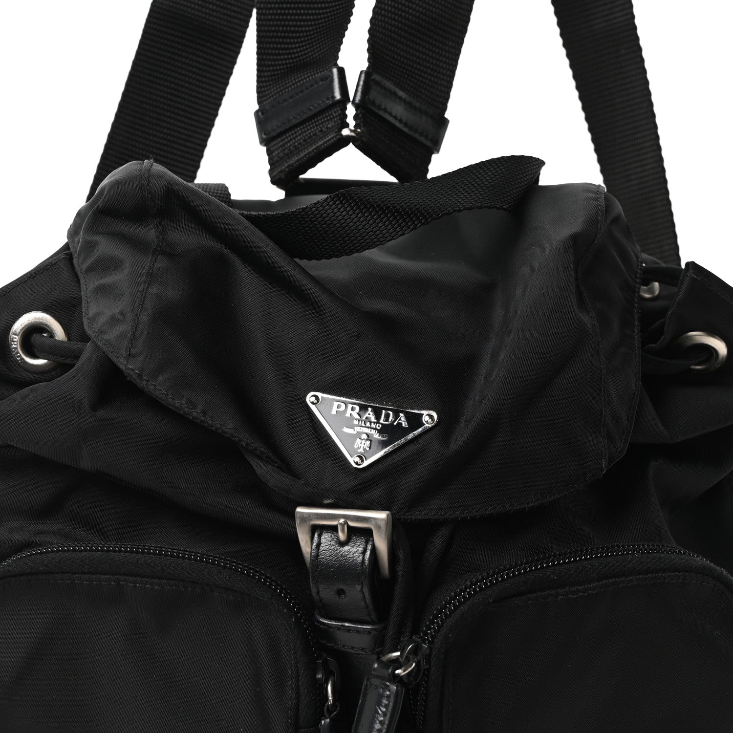 Nylon Vela Small Backpack Black