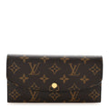Monogram Emilie Wallet Rose Ballerine