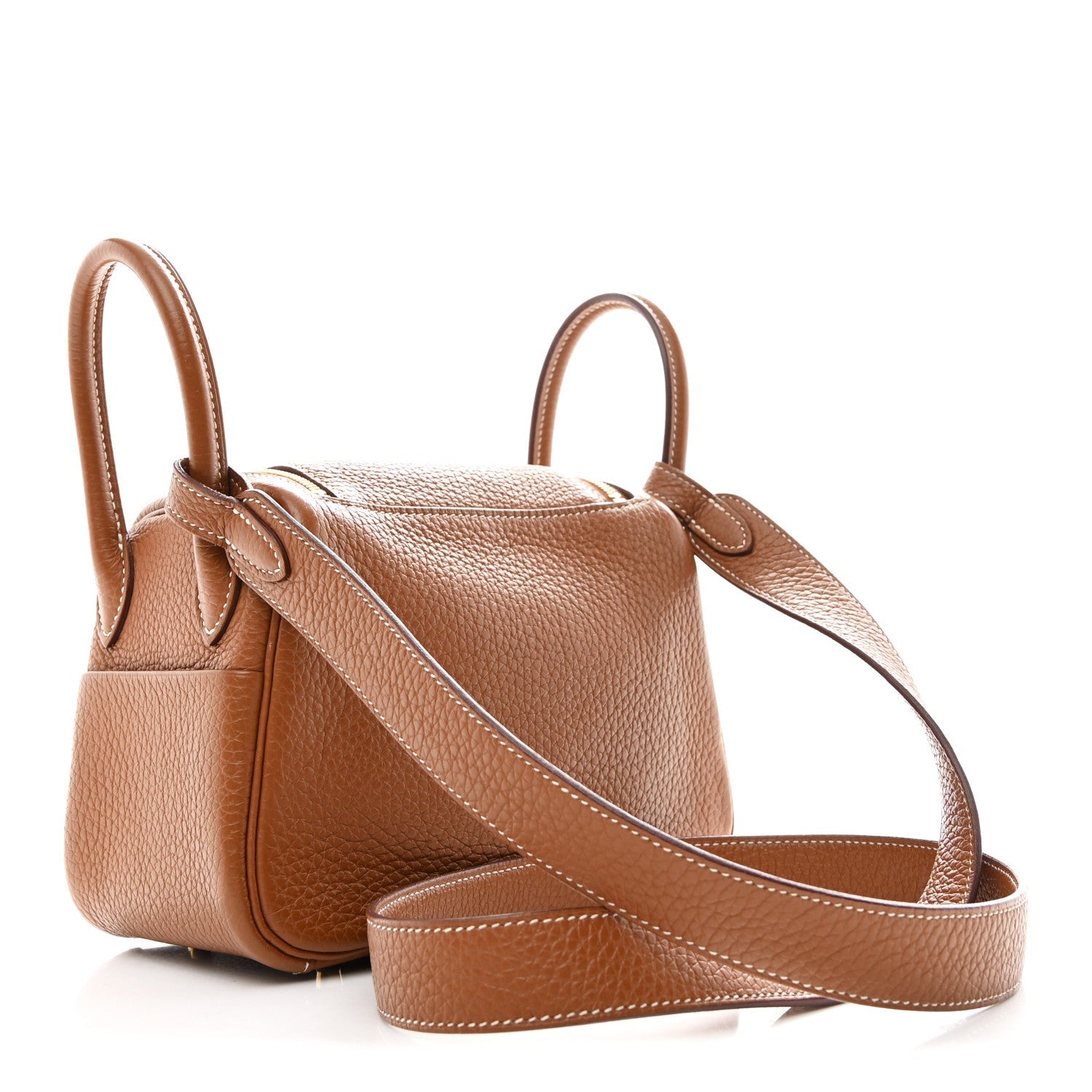 Taurillon Clemence Mini Lindy 20 Gold