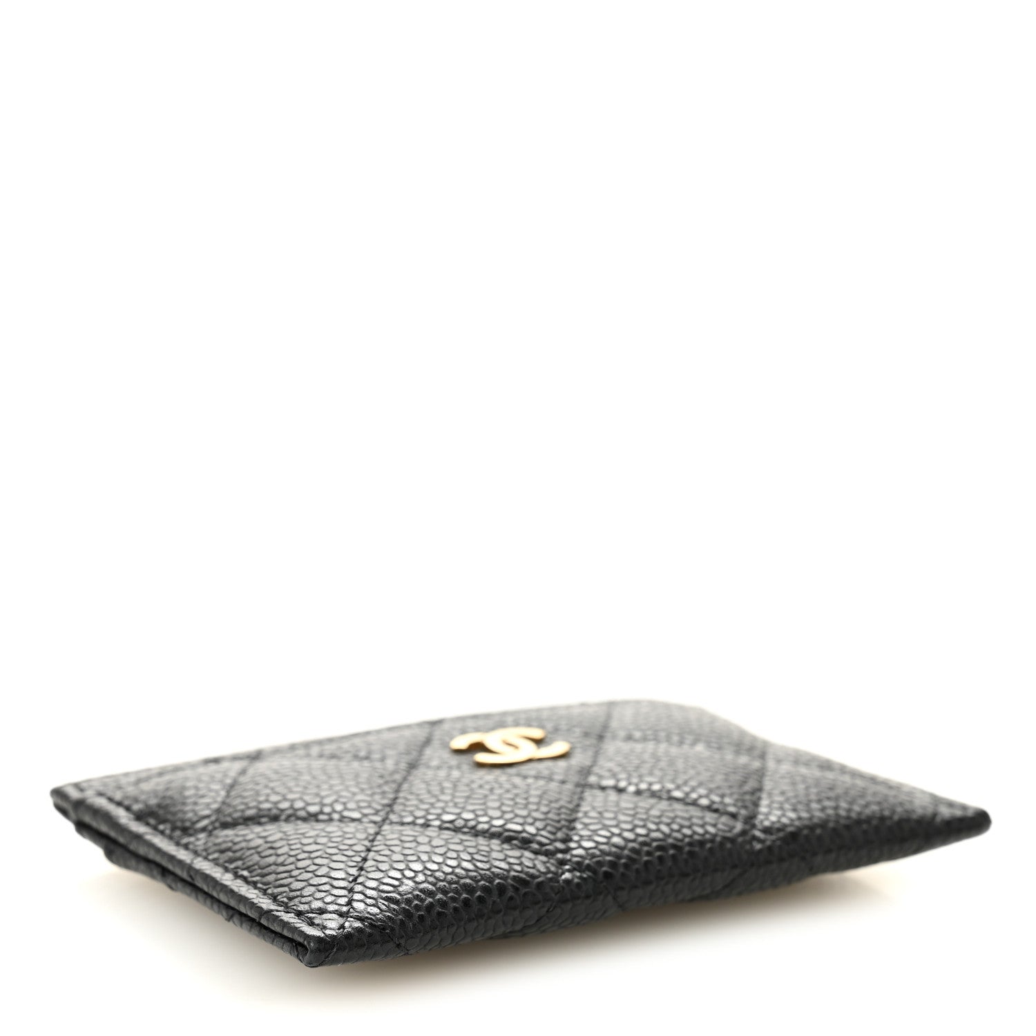 Caviar Quilted  Holder Black