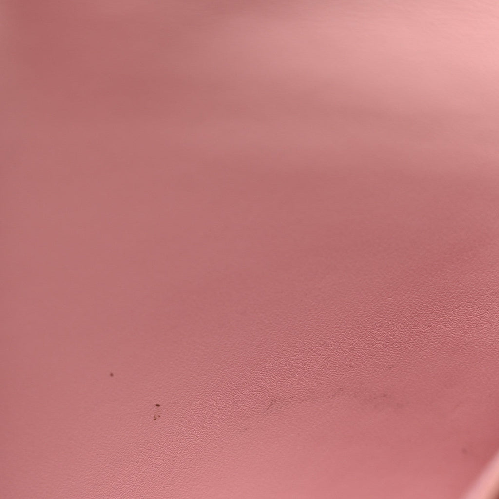 Monogram Flore Chain Wallet Rose Ballerine