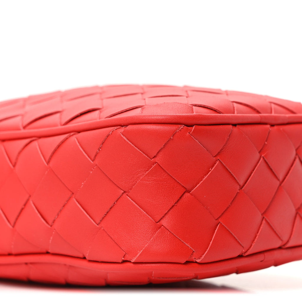 Nappa Intrecciato Phone Case Crossbody Bag Redstone