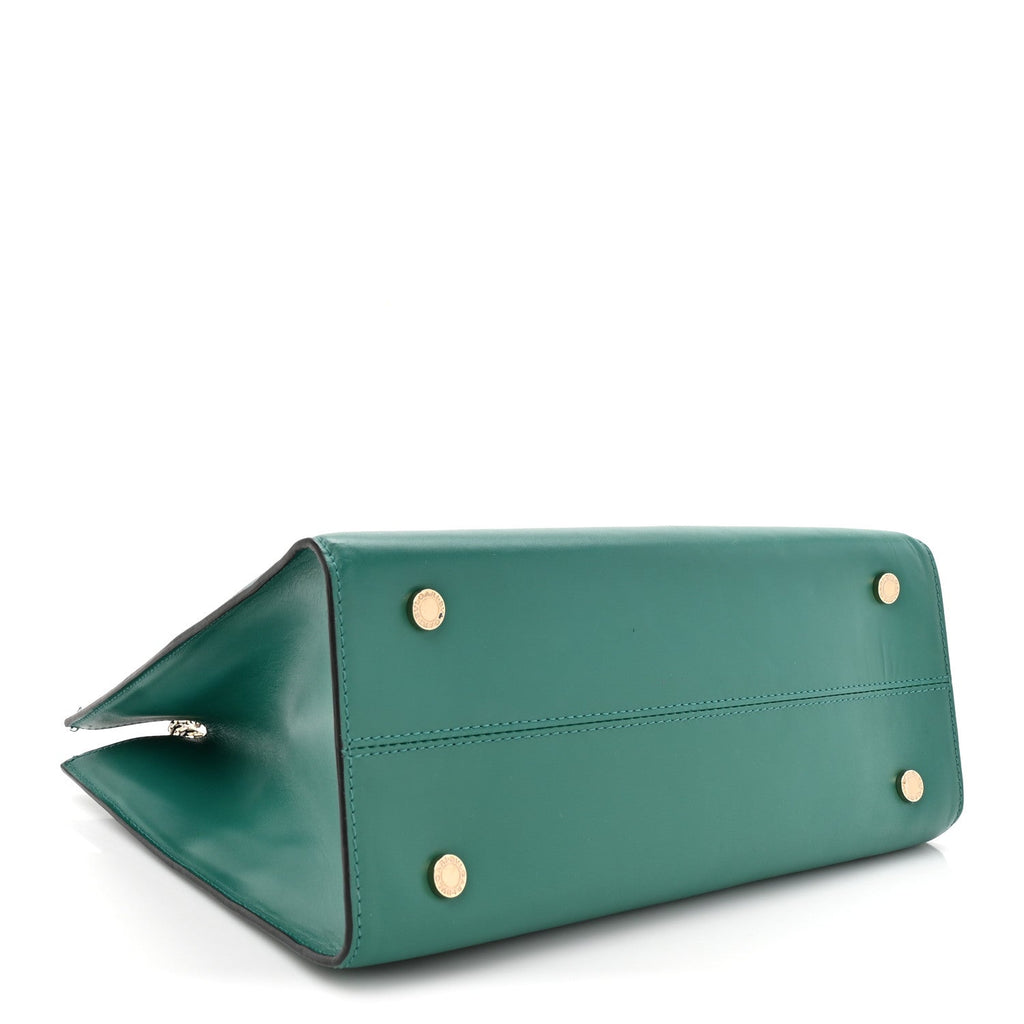 Snakeskin Medium Serpenti Top Handle Tote Emerald