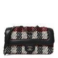 Tweed Quilted Calfskin Coco Corset Flap Multicolor