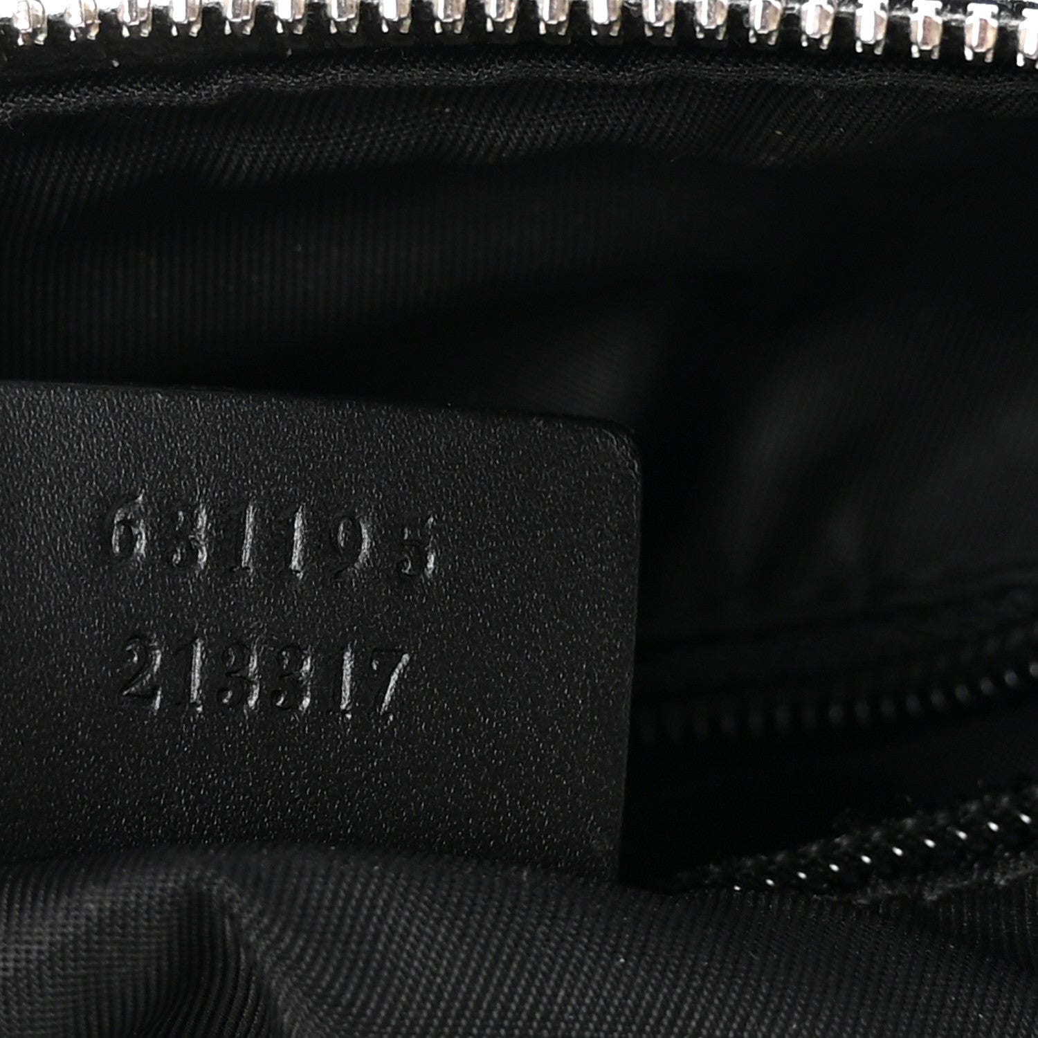 Techno Canvas Selleria Calfskin Web Small Flat Messenger Bag Black