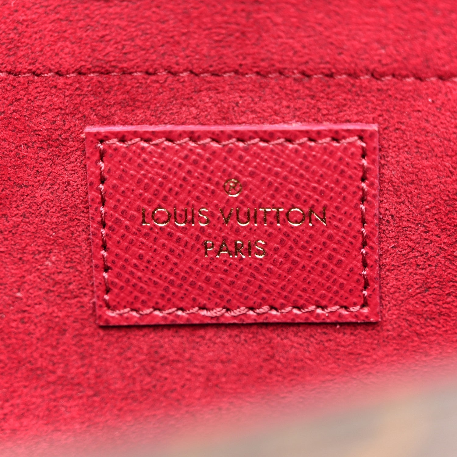 Monogram Pochette Felicie Chain Wallet Fuchsia