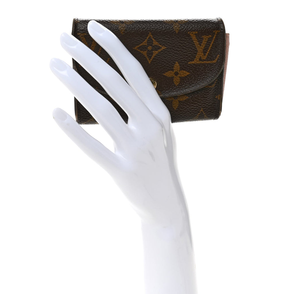 Monogram Rosalie Coin Purse Rose Ballerine