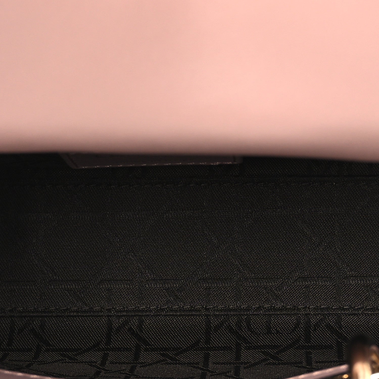 Lambskin Cannage Mini Lady Dior Blush