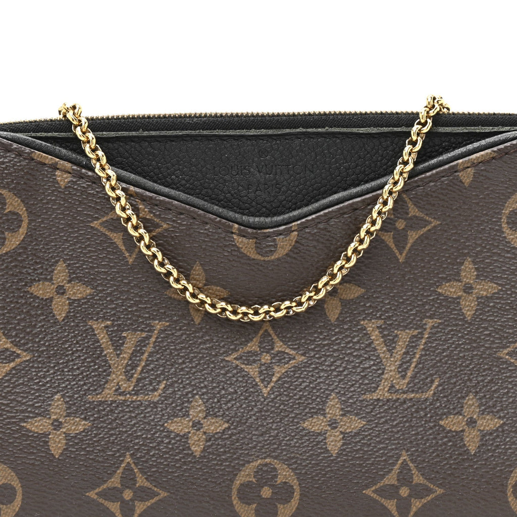 Monogram Pallas Clutch Black