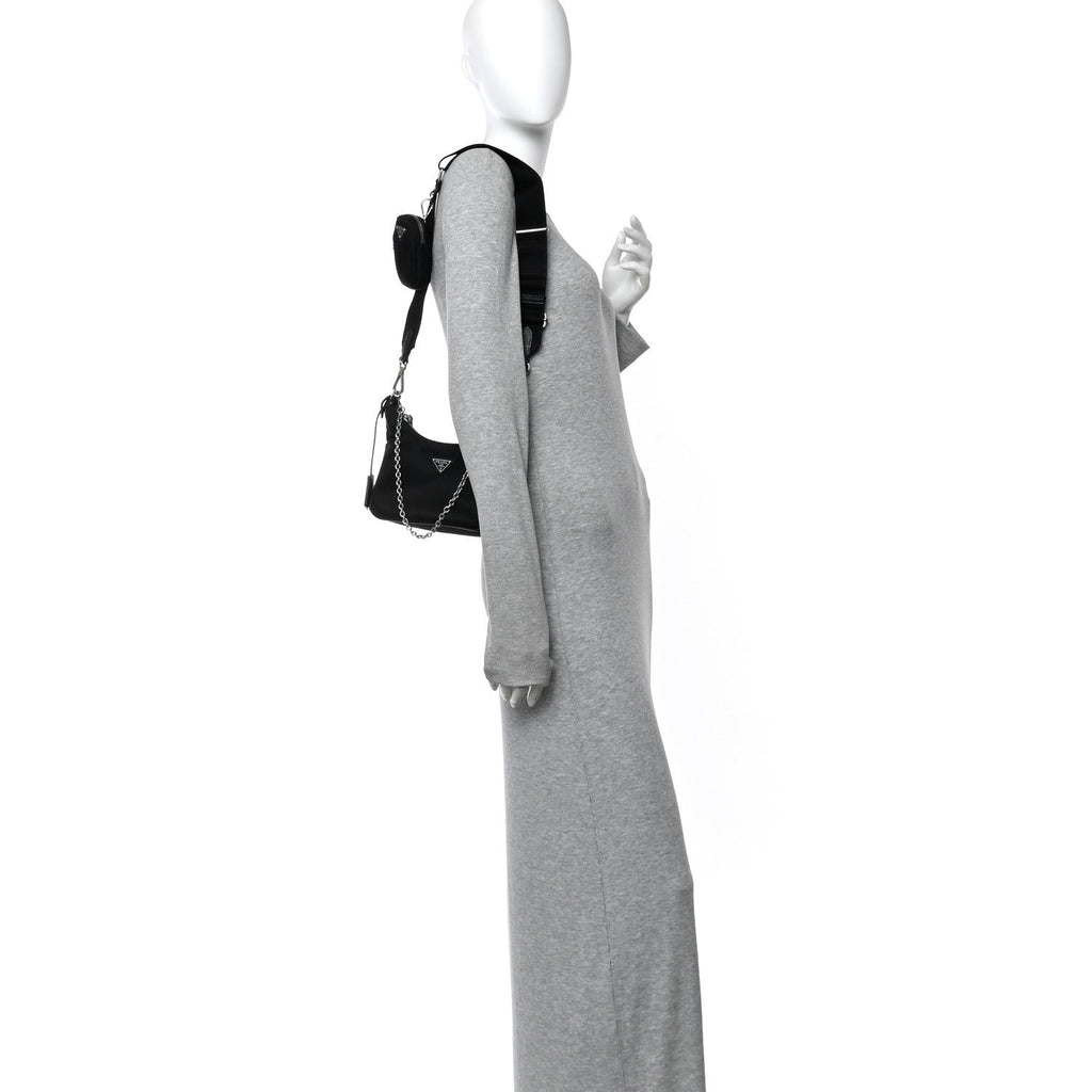 Nylon Re-Edition 2005 Shoulder Bag Black