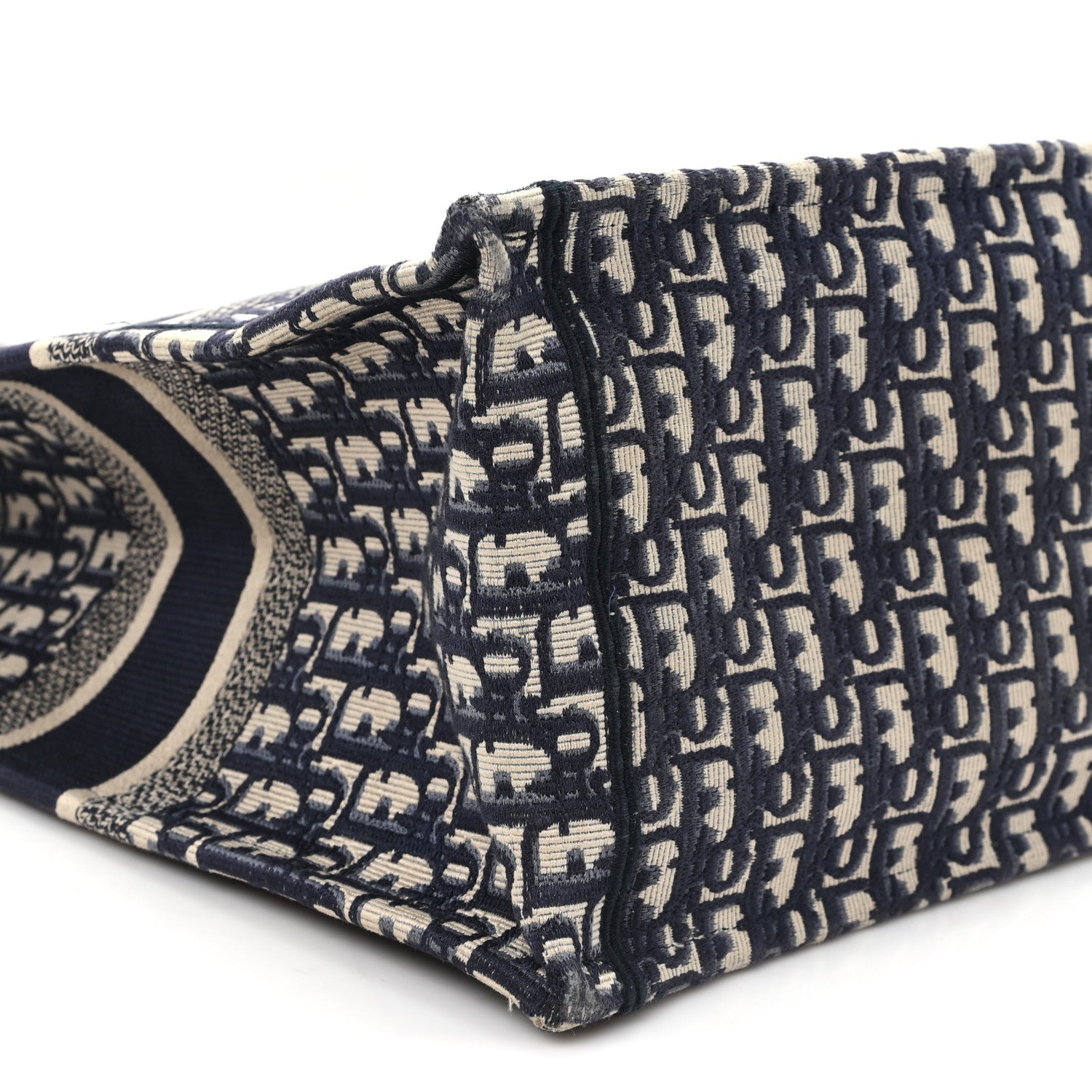 Oblique Large Book Tote Blue Multicolor