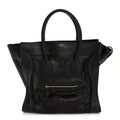 Snakeskin Large Luggage Black
