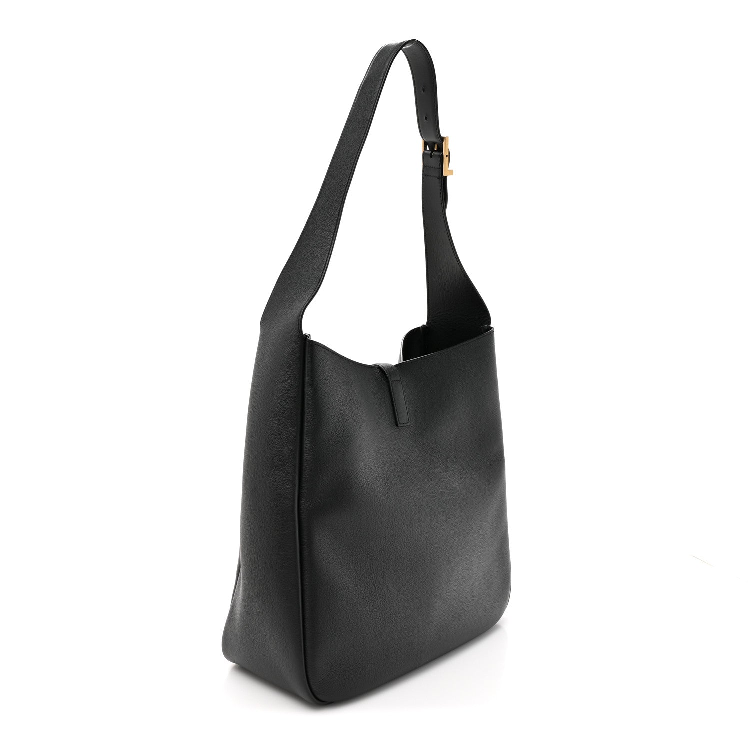 Grained Calfskin Large Le 5 A 7 Soft Hobo Black