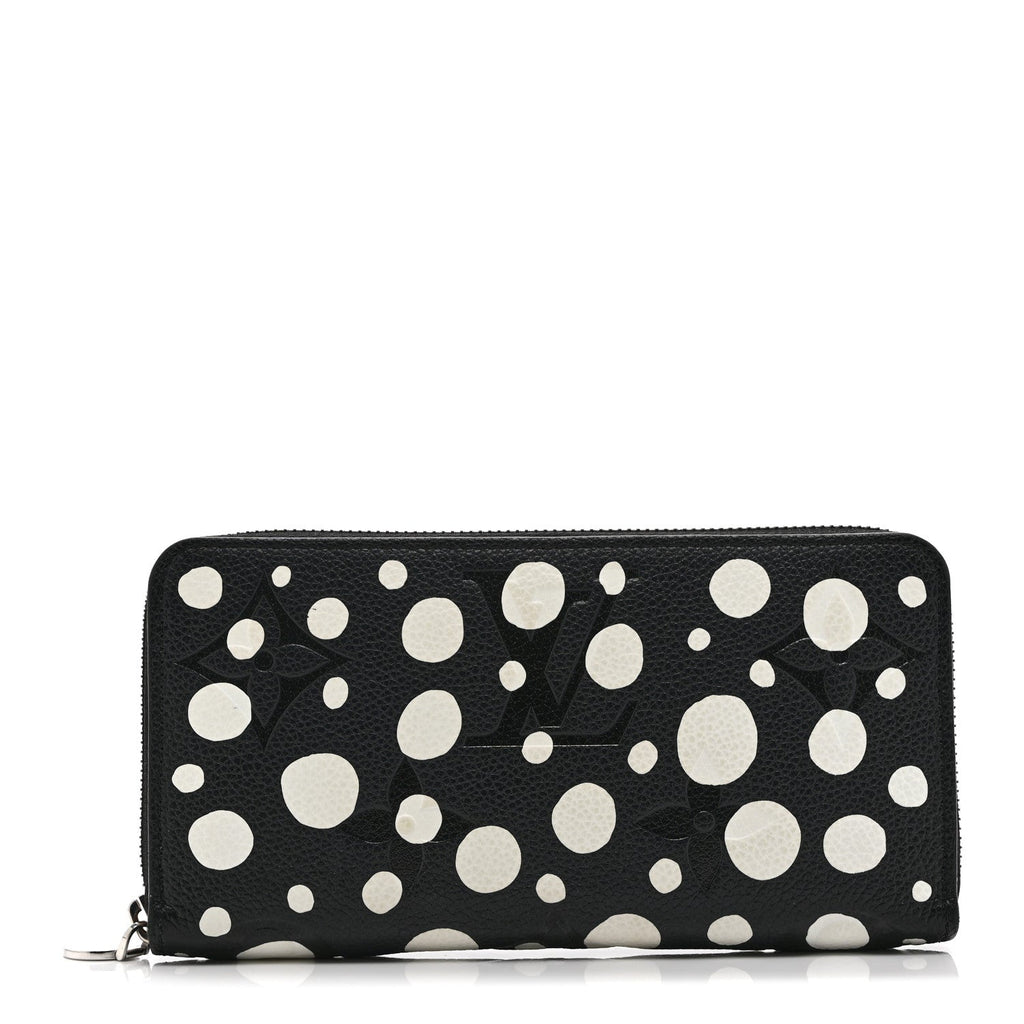 LV X YK Empreinte Zippy Wallet Black White