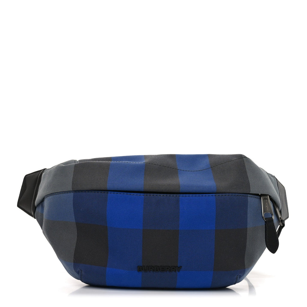 House Check Sonny Bum Bag  Oceanic Blue