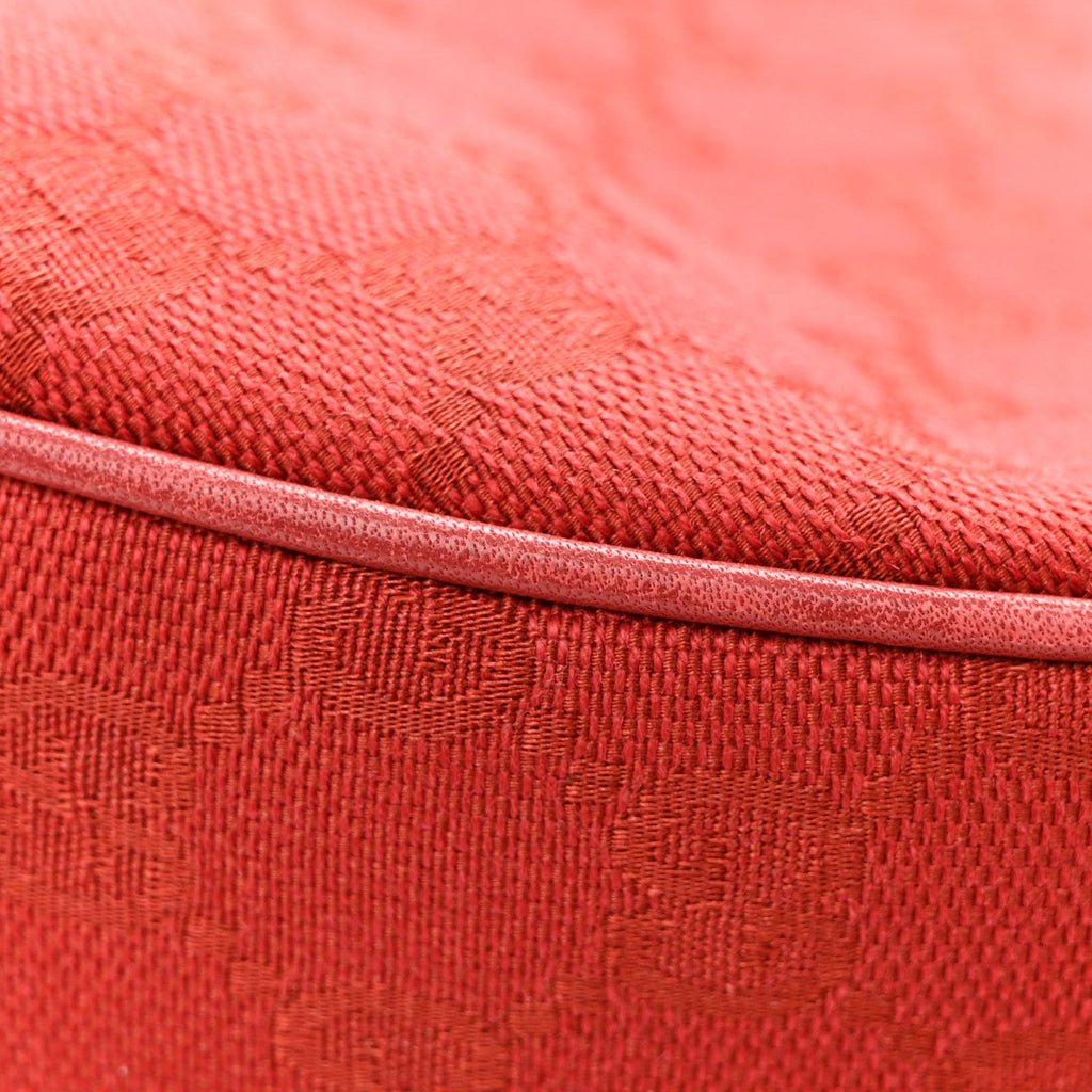 Monogram Half Moon Hobo Red