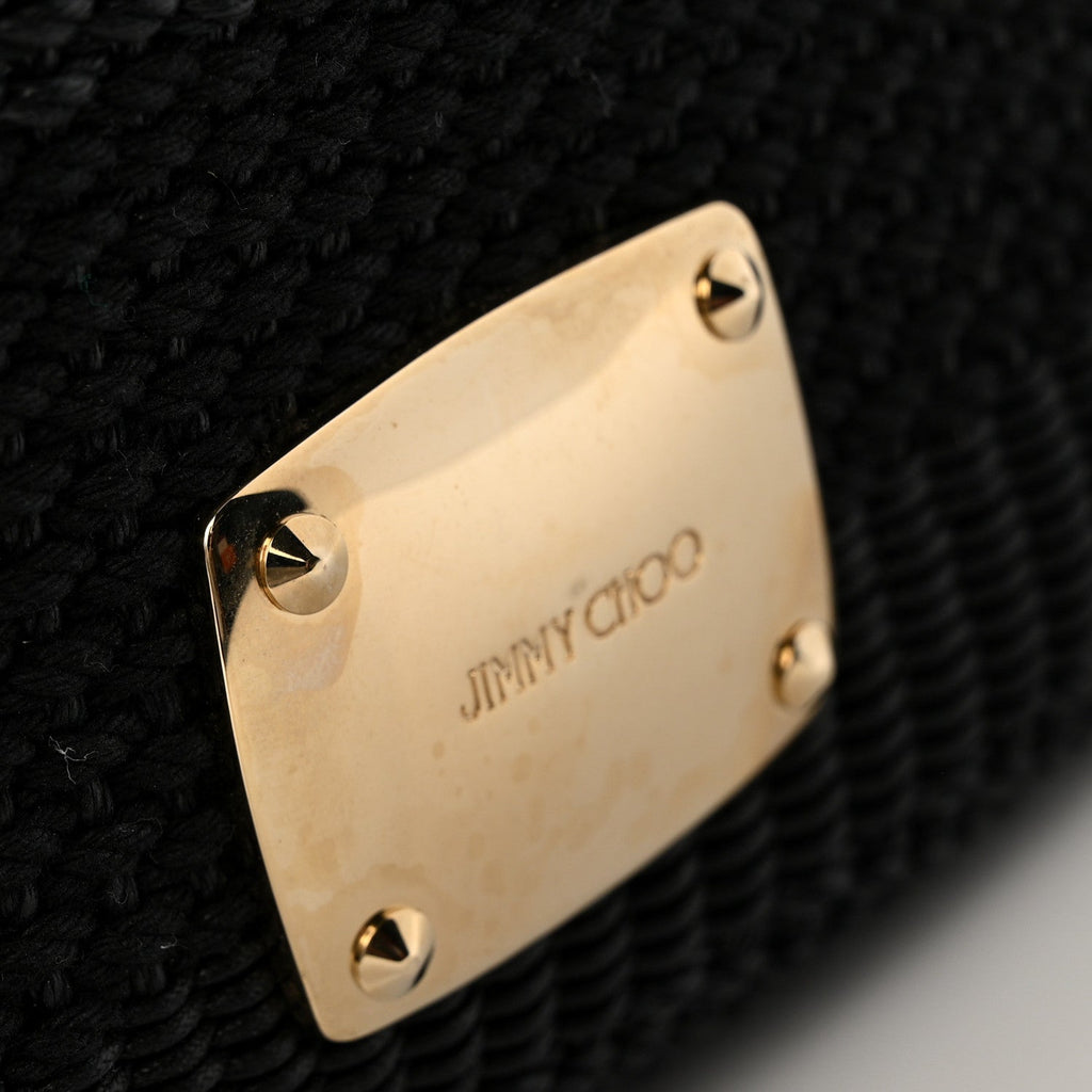 Raffia Large Sky Hobo Black