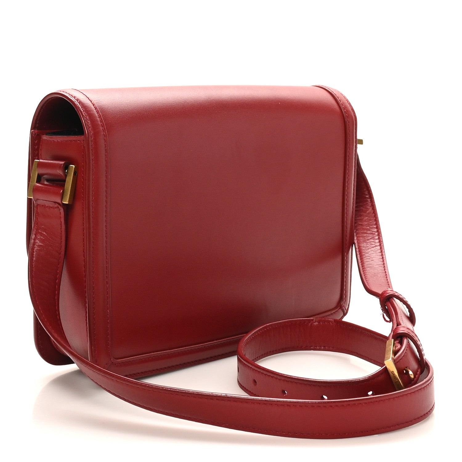 Box Calfskin Monogram Medium Solferino Satchel Rouge Opyum