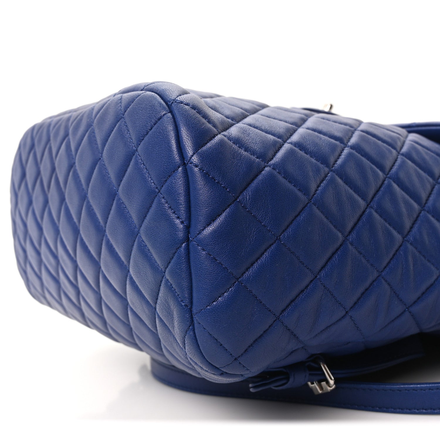 Calfskin Quilted Large Urban Spirit Backpack Navy