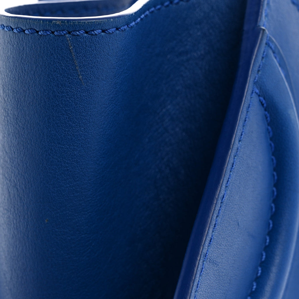 Smooth Calfskin Micro Luggage Royal Blue