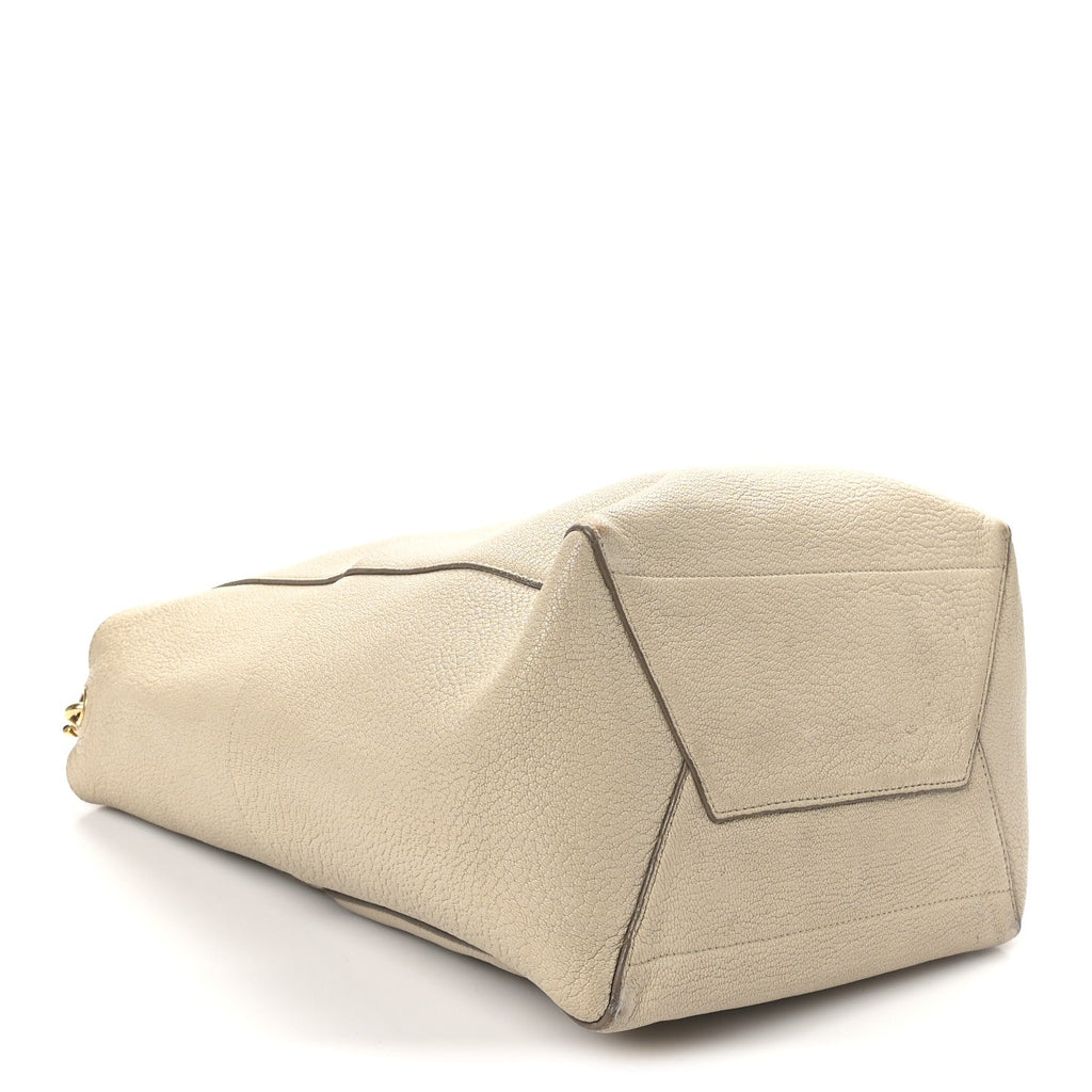 Goatskin Sangle Bucket Bag Dune