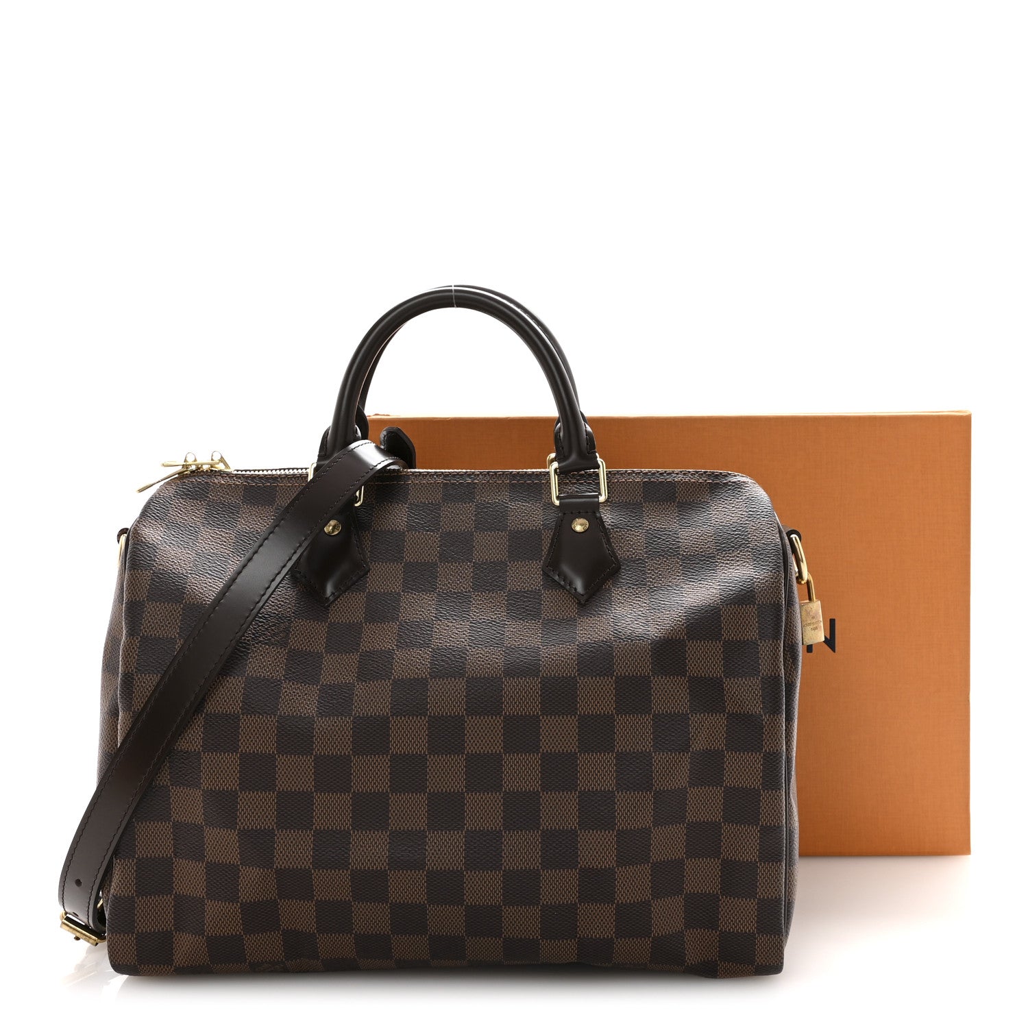 Damier Ebene Speedy Bandouliere 30