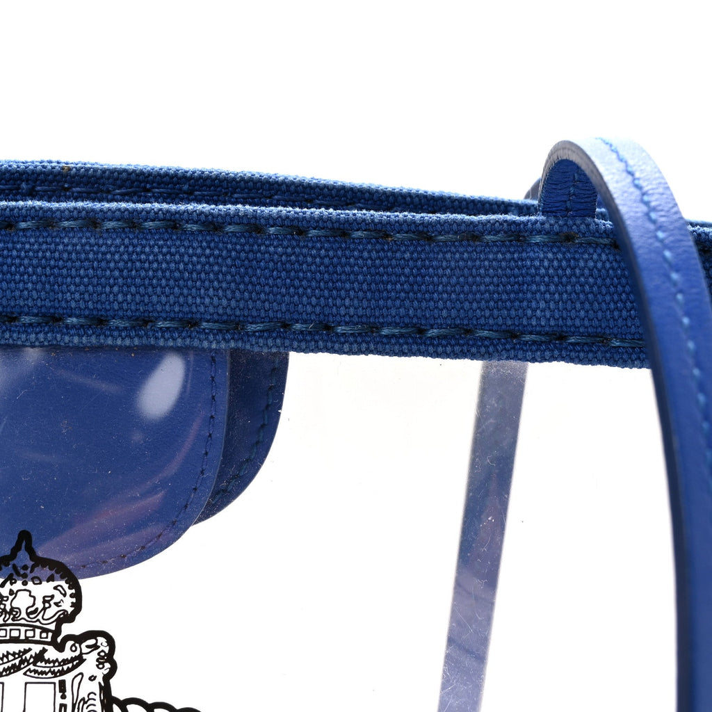 PVC Canapa Tote Cobalto