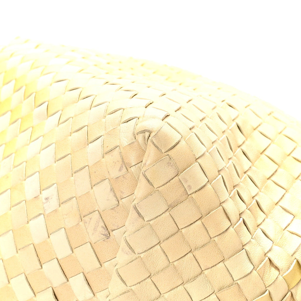Nappa Intrecciato Nuance Bucket Ombre Tote Yellow