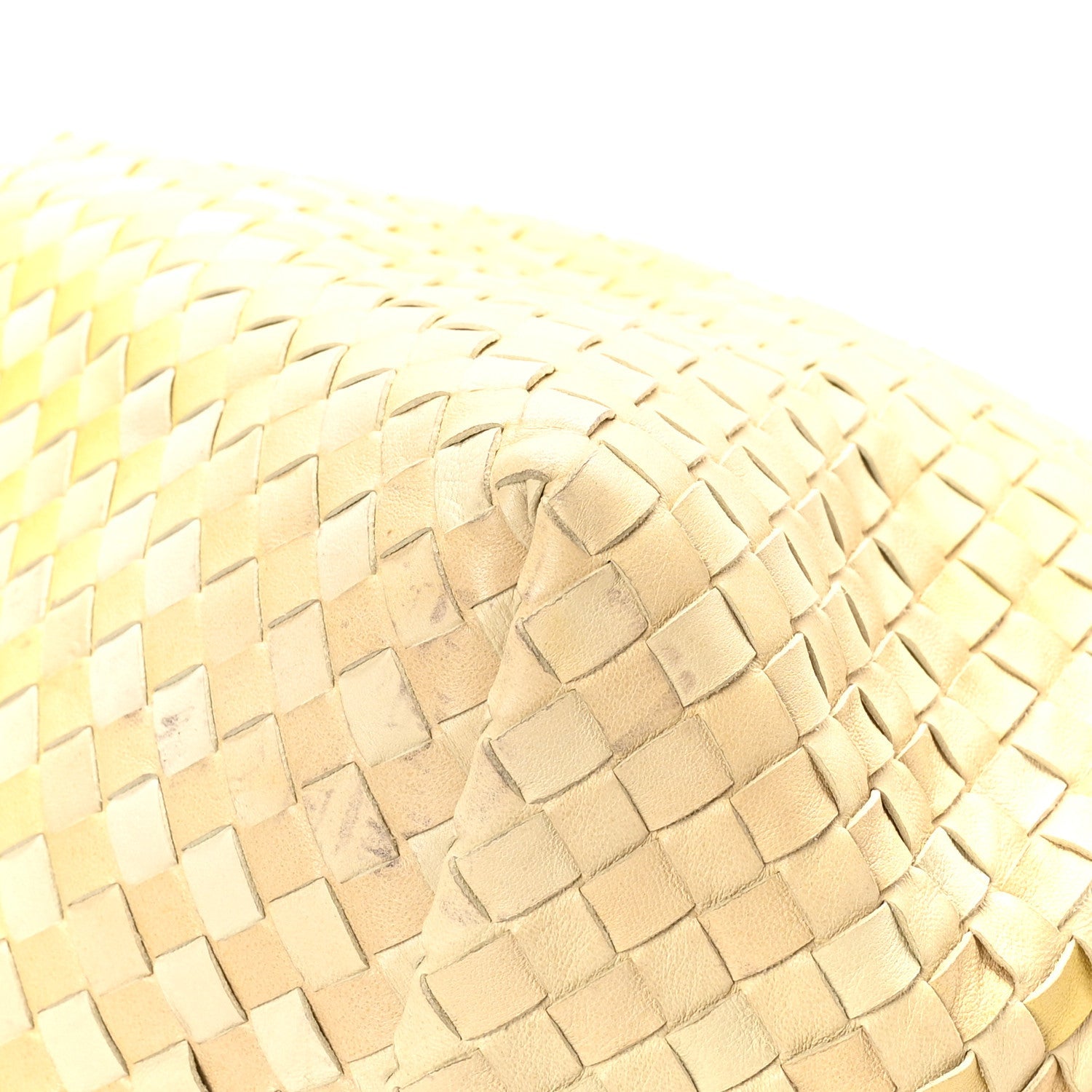 Nappa Intrecciato Nuance Bucket Ombre Tote Yellow