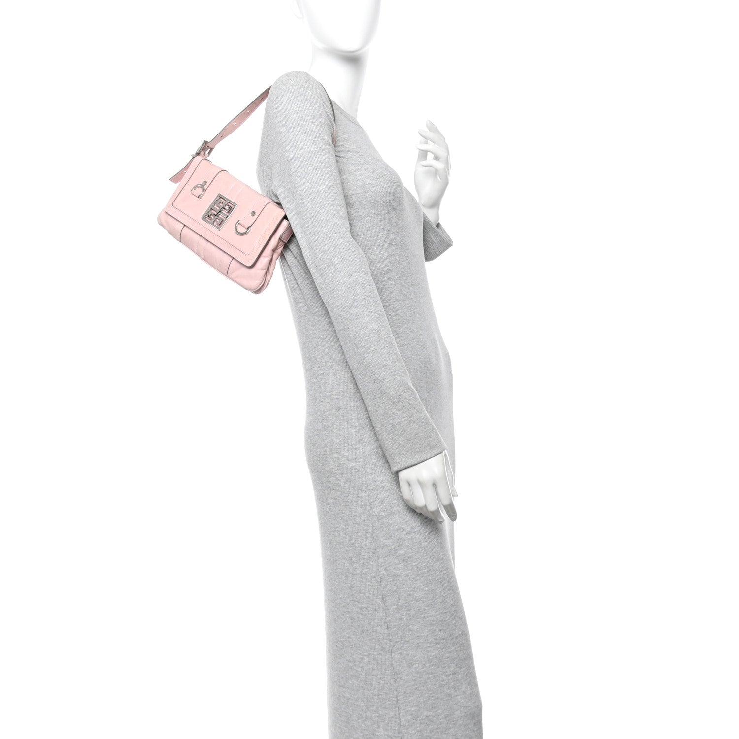 Goatskin 4G Shoulder Bag Pink