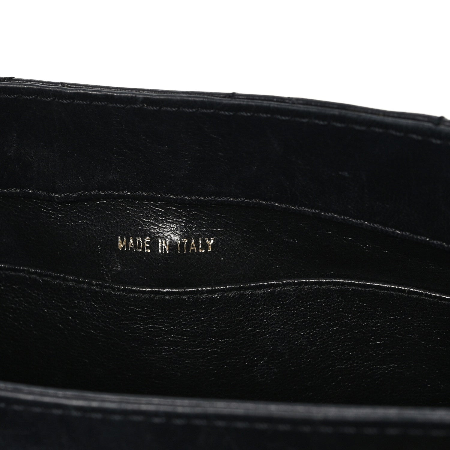 Lambskin Quilted CC Flap Shoulder Bag Black