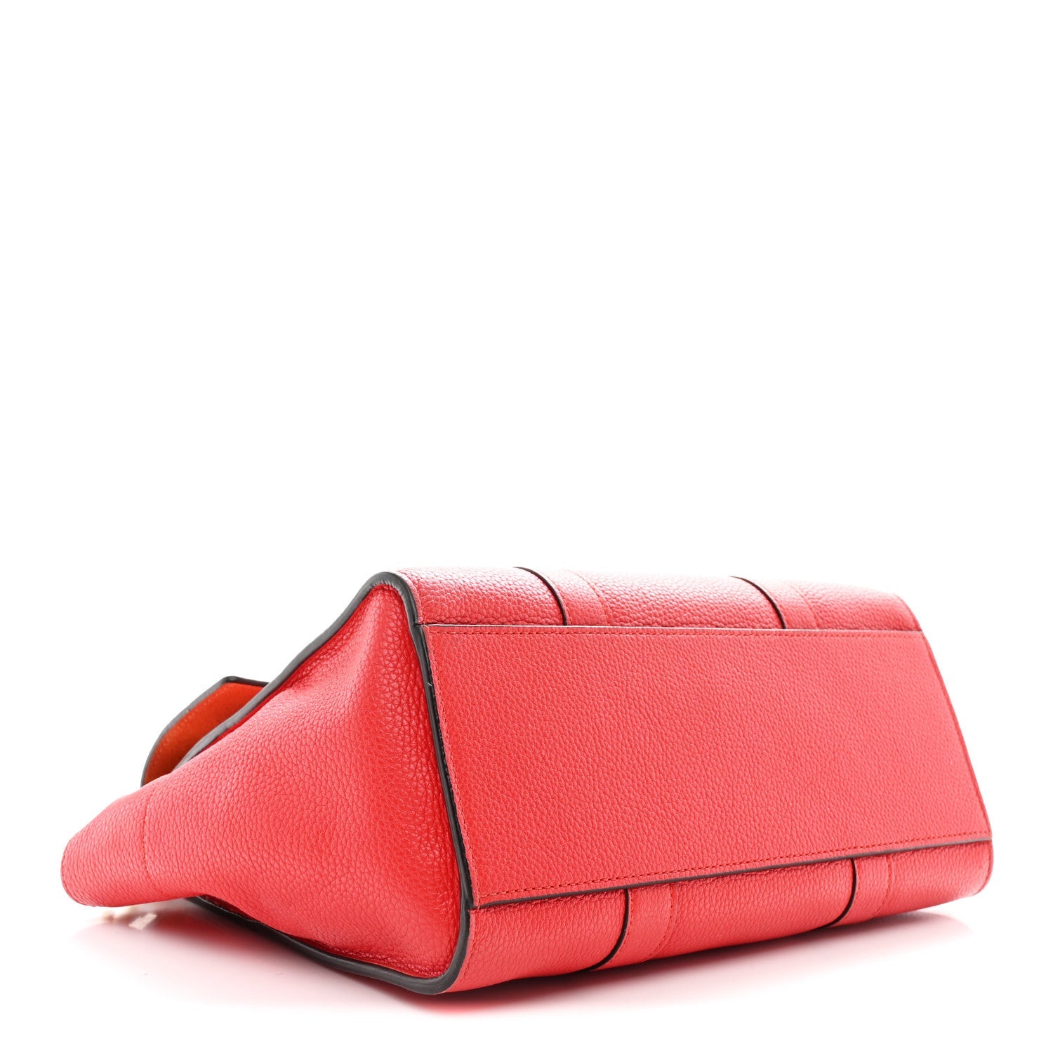 Classic Grain Small Bayswater Satchel Scarlet Red
