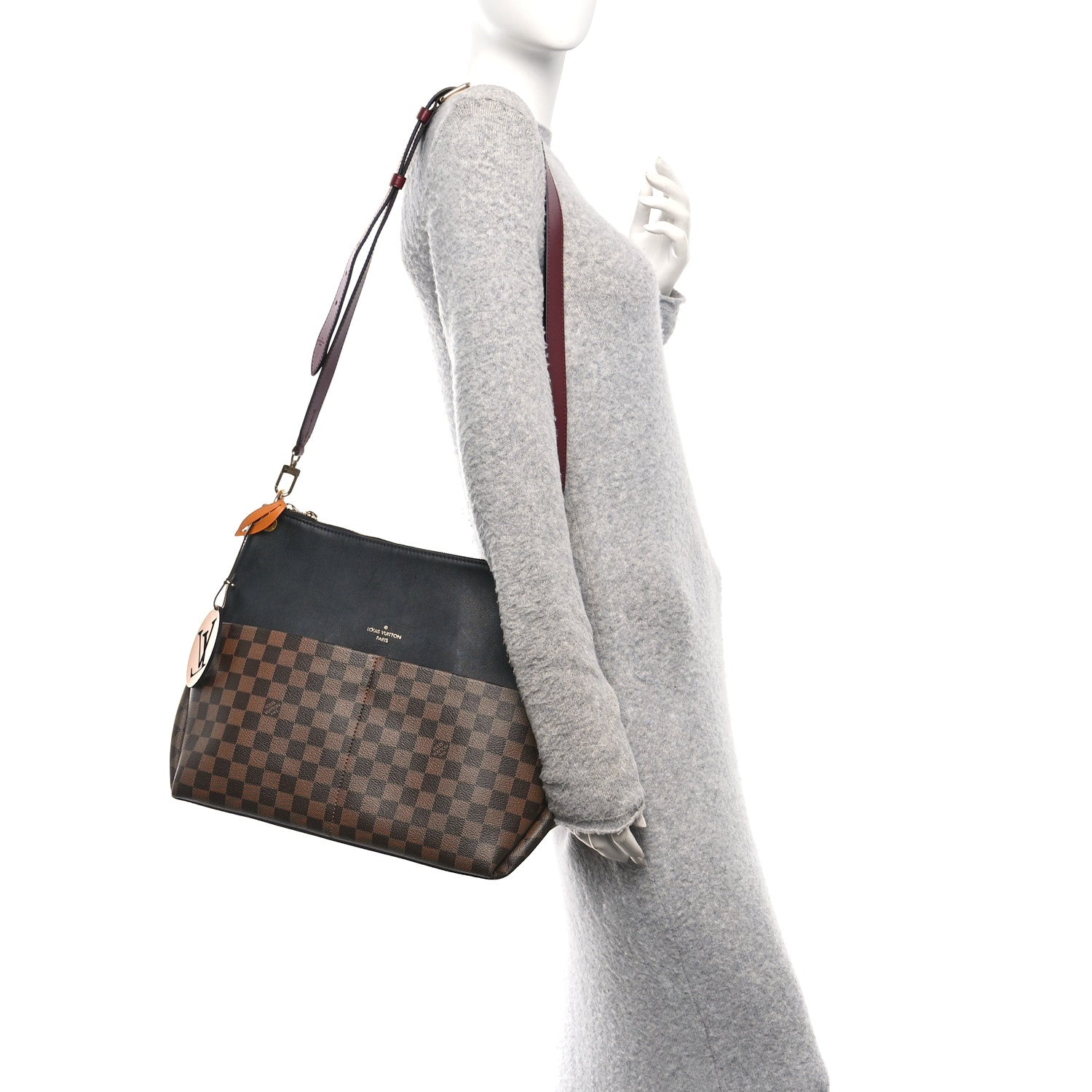 Damier Ebene Calfskin Maida Black