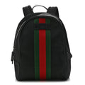 Techno Canvas Web Backpack Black