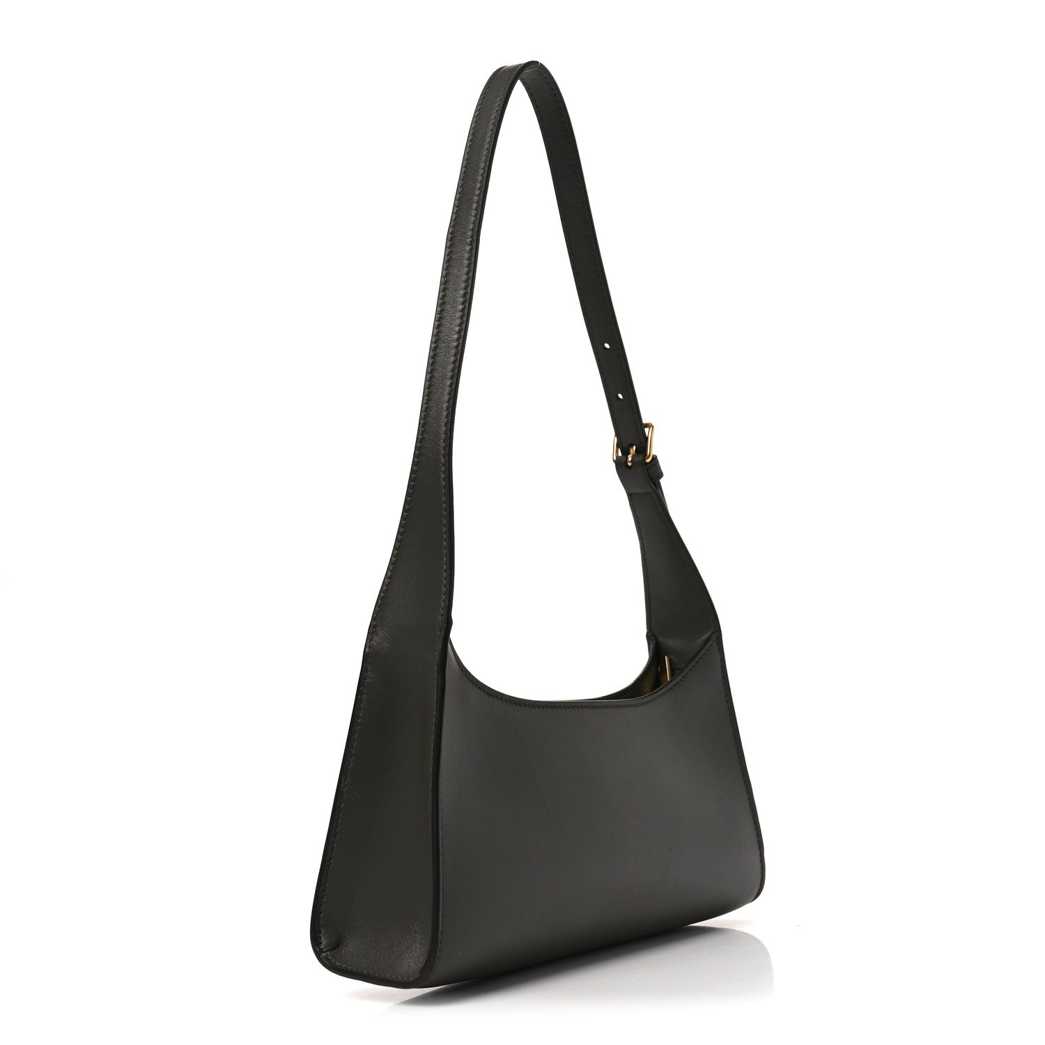 Smooth Calfskin Cuir Triomphe Shoulder Bag Dark Army