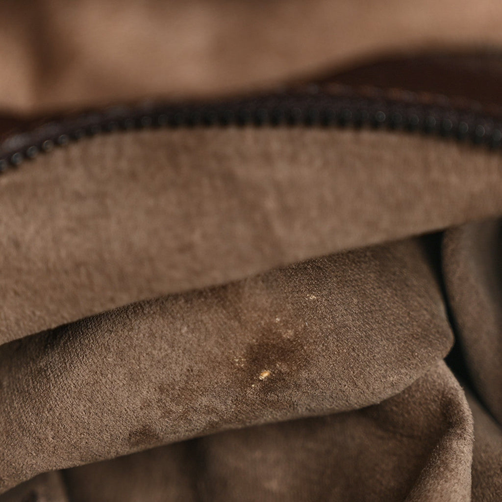 Nappa Intrecciato Medium Veneta Hobo Ebano