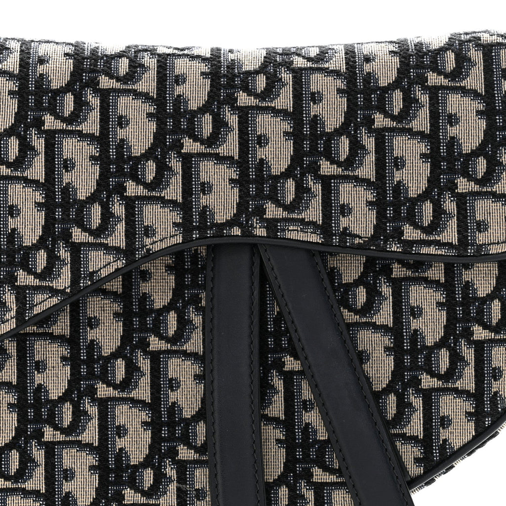 Oblique Saddle Bag Blue