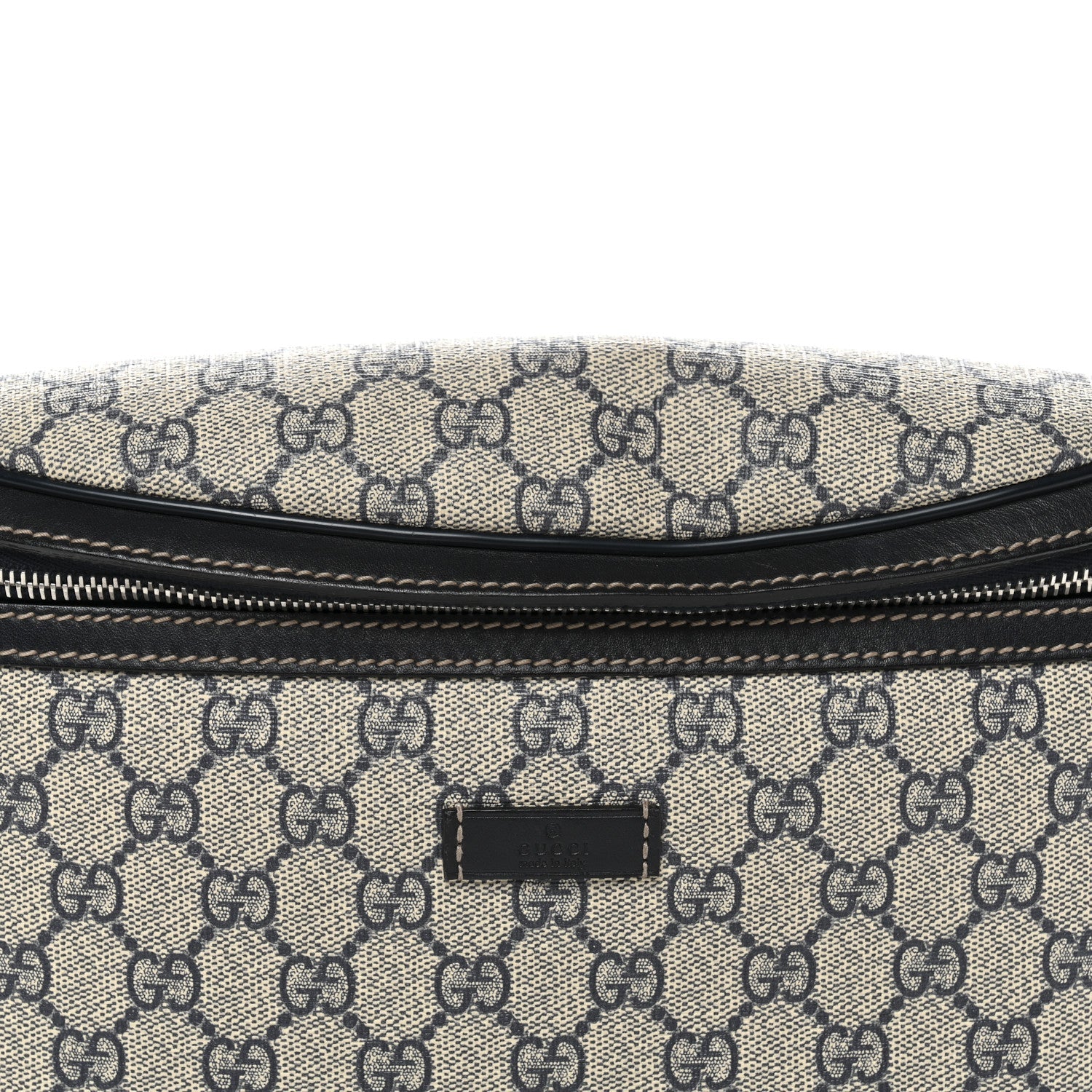 GG Supreme Monogram Belt Bag Navy